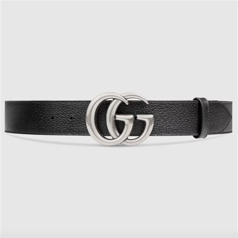 Gucci marmont belt shiny buckle